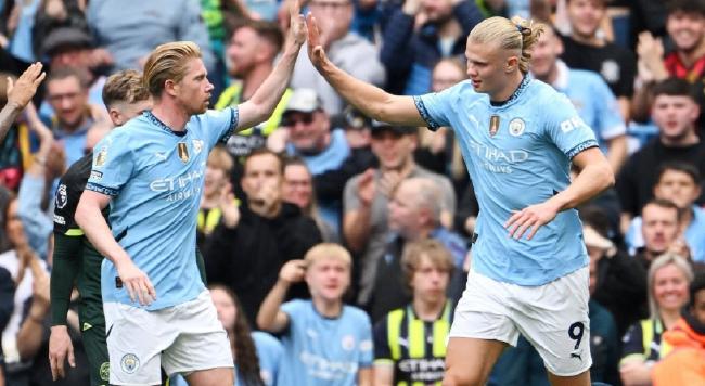  曼城刷新英超连胜纪录，哈兰德双响剑指冠军  