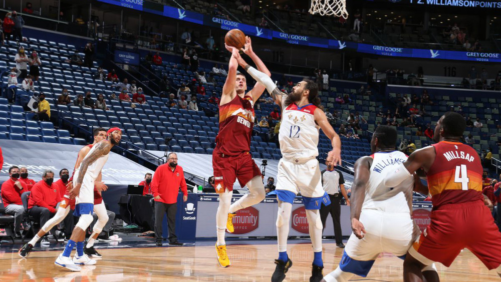  约基奇统治内线领衔掘金大胜森林狼稳居榜首